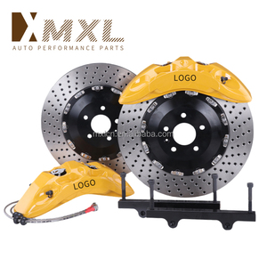 Özelleştirilmiş yüksek ön büyük frenleme kiti 380 6 Pot modifiye yarış fren kaliper ile 410MM FREN DİSKİ MM Rotor kiti - Product Image 1