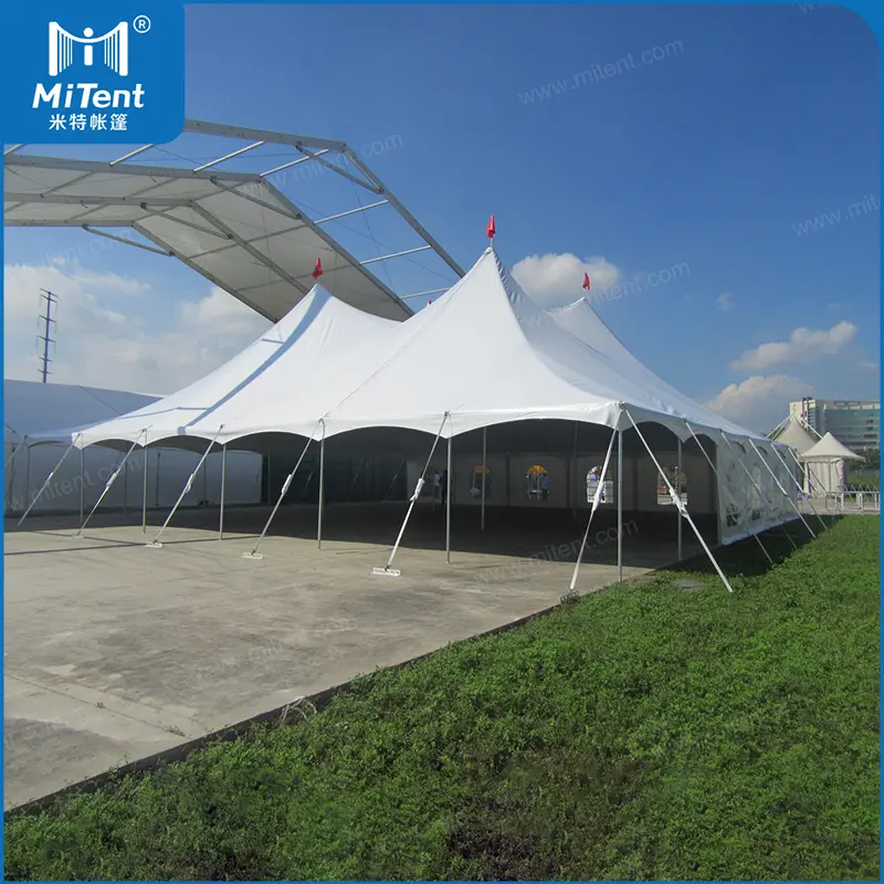 拡張可能なフレーム構造を備えた18m教会会議テント商業会議テント