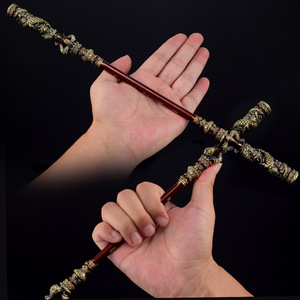 Yeni oyun fabrikası siyah efsane goku'yu satıyor rol yapma silahı arzulu altın Cudgel ilk 35cm Metal el sanatları parçaları