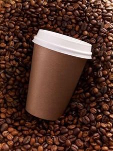 ถ้วยกระดาษ12ออนซ์พร้อมโลโก้ออกแบบได้ตามต้องการกาแฟแป้งข้าวโพดแบบย่อยสลายได้หลายขนาด