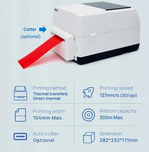 XP-T451B Heat Transfer Ticket Machine Cashier Ticket Issuing <strong>Printer</strong> Catering Kitchen Printing Machine Ribbon <strong>Printer</strong> - Product Image 6