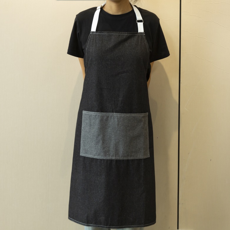 Long Bib Pocket Apron