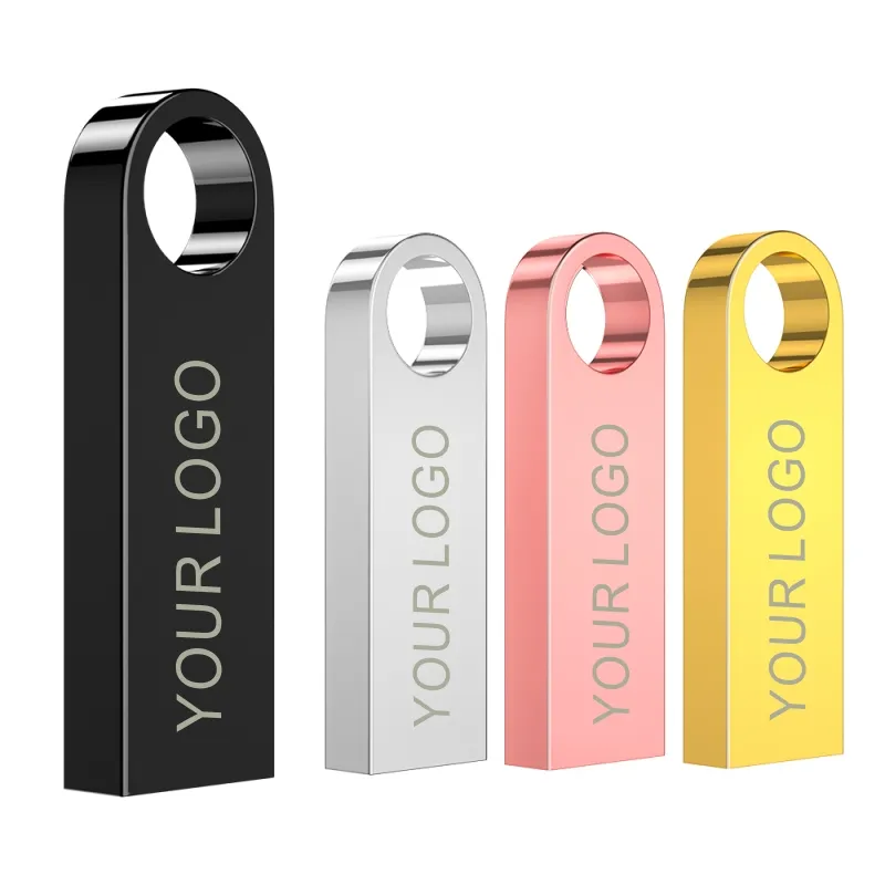 Romo Gifts-memoria USB personalizada, pendrive de metal 128, 4 8 16 32 64 3,0 GB 1 T2.0