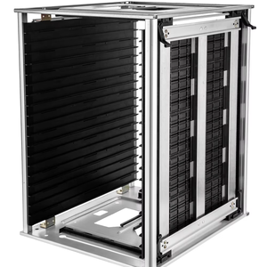 3w-9805301c-4 SMT có thể điều chỉnh Tạp Chí đứng ESD lưu trữ <span class=keywords><strong>Rack</strong></span> hiển thị 460*400*363mm chống tĩnh Kệ Tạp Chí - Product Image 1