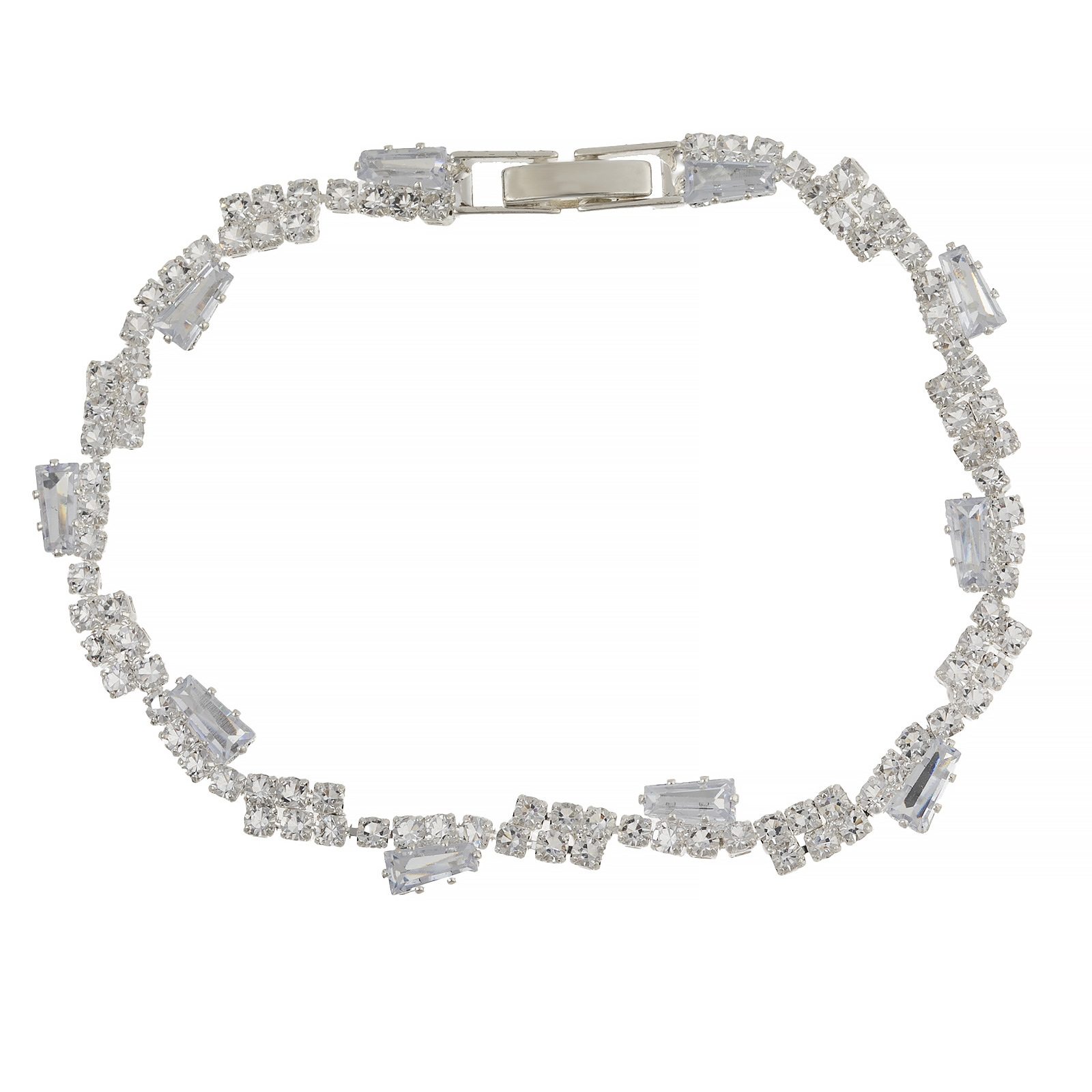 Argent avec diamants blancs