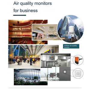 Transmisor de detección de temperatura y humedad habilitado para WiFi con registrador de datos Monitor de calidad del aire - Product Image 5