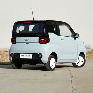 Toptan CHERY <span class=keywords><strong>QQ</strong></span> dondurma otomatik MINI EV4 koltuklu hatchback sevimli bayanlar yaşlı özel arka tekerlek elektrikli ev araba yeni arabalar