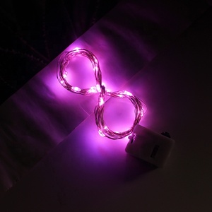 2022 nuovo pulsante a batteria 1m 2m 3m Mini nastro filo fata luci stringa Led per la decorazione dell'albero di natale - Product Image 3