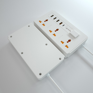 Extension Power <strong>Socket</strong> 3 Universal Outlets 5 <strong>USB</strong> Ports <strong>with</strong> Master Switch <strong>Multi</strong> <strong>Socket</strong> Extension Cord for Home Use