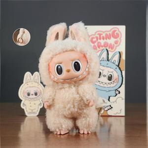 High Quality Original Popmart Labubu Doll 1 2 Generation Keychain Macaron Labubu Blind Box <strong>Plush</strong> Toys the Monster Mystery Box - Product Image 2