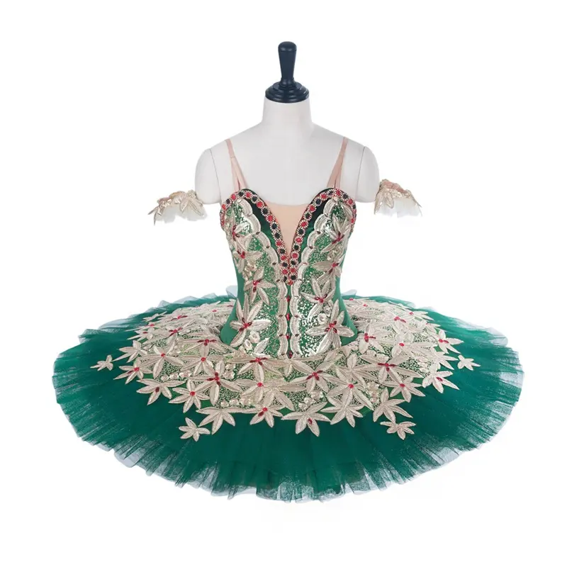 ¡Cadera auténtica! Vestido de ballet con corsé para niñas