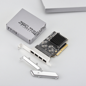 In vendita scheda adattatore di rete 4 porte Gigabit PCIe PCI Ethernet cablata esterna per Server con applicazione di rete LAN interna - Product Image 2