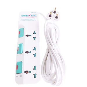 3 <strong>Sockets</strong> Universal Multi Plug <strong>Multiple</strong> <strong>Sockets</strong> Copper Conductor <strong>Extension</strong> <strong>Socket</strong> <strong>Extension</strong> Cords - Product Image 4