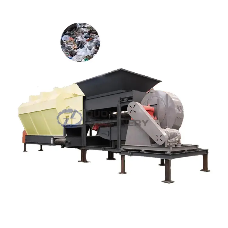 Machines de tri de déchets municipaux machine de gestion de déchets plastiques séparateur d'air machine à vanner pour le tri des déchets solides