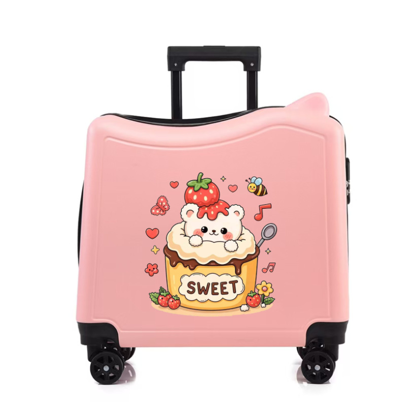 Pastel rosa de osito.