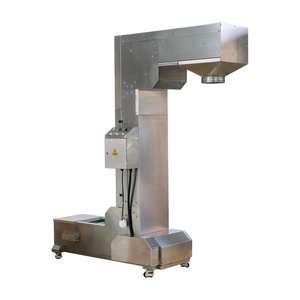 Cấp Thực Phẩm Truyền Đạt Thức Ăn Ăn Nhẹ Màu Vàng Ngô Trái Cây Sấy Khô 1.8L Mini Z Hình Dạng Xô Thang Máy Băng Tải Cho Máy Đóng Gói - Product Image 1