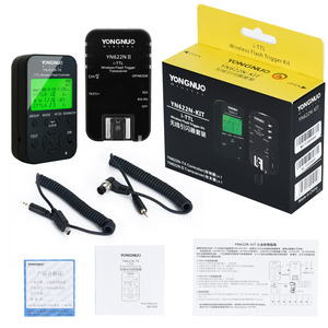 <strong>YONGNUO</strong> Wireless TTL Flash Trigger YN622 YN-622C II C-TX KIT With High-speed Sync HSS 1/8000s for Canon Camera 500D 60D 7D 5DIII - Product Image 2