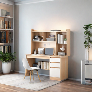 Hot Selling Simple Open Storage Study <strong>Computer</strong> Desk with Bookshelf Quick <strong>Install</strong> for Bedroom - Product Image 5