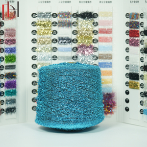 Mới được phát hành màu <span class=keywords><strong>sequin</strong></span> 2cm thủy tinh Polyester Phong Cách ưa thích 100% polyester sợi nhà máy - Product Image 4