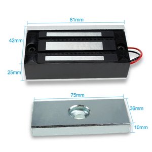 60KG/132lb Electric Magnetic Lock Fail <strong>Secure</strong> NC 12V <strong>for</strong> Door Entry Access <strong>Control</strong> <strong>System</strong> - Product Image 2