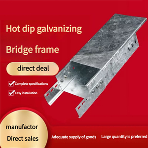 High Quality Management System Wireway Industrial Galvanized Steel <strong>Cable</strong> Trunking Tray Channel Type - Product Image 5