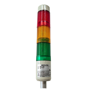 PATLITE MR4 serisi 24V DC Buzzer 90 DB ses üç katmanlı LED RYG sinyal kulesi ışığı IP 54 koruma ekipmanları göstergesi - Product Image 2