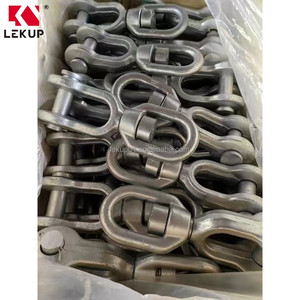 U.S Type Regular <strong>Swivel</strong> with Eye and Jaw Alloy Steel Chain Link Drop Forged Jaw End <strong>Swivels</strong> Riggings G403 Chain <strong>Swivel</strong> - Product Image 5