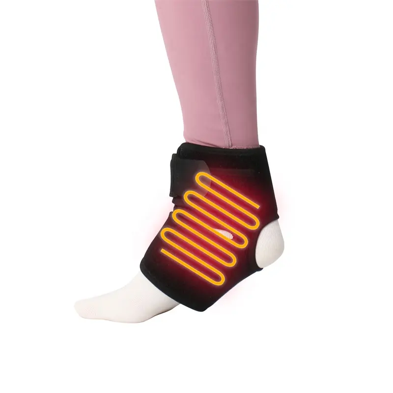 Terapia di riscaldamento del piede della caviglia cavigliera elettrica calda supporto per caviglia riscaldato elettrico regolabile con alta qualità