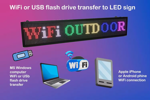 Programmier bare wasserdichte hoch auflösende Farbe Außenwerbung Led Display Scrolling Screen Mobile Message Signage - Product Image 6