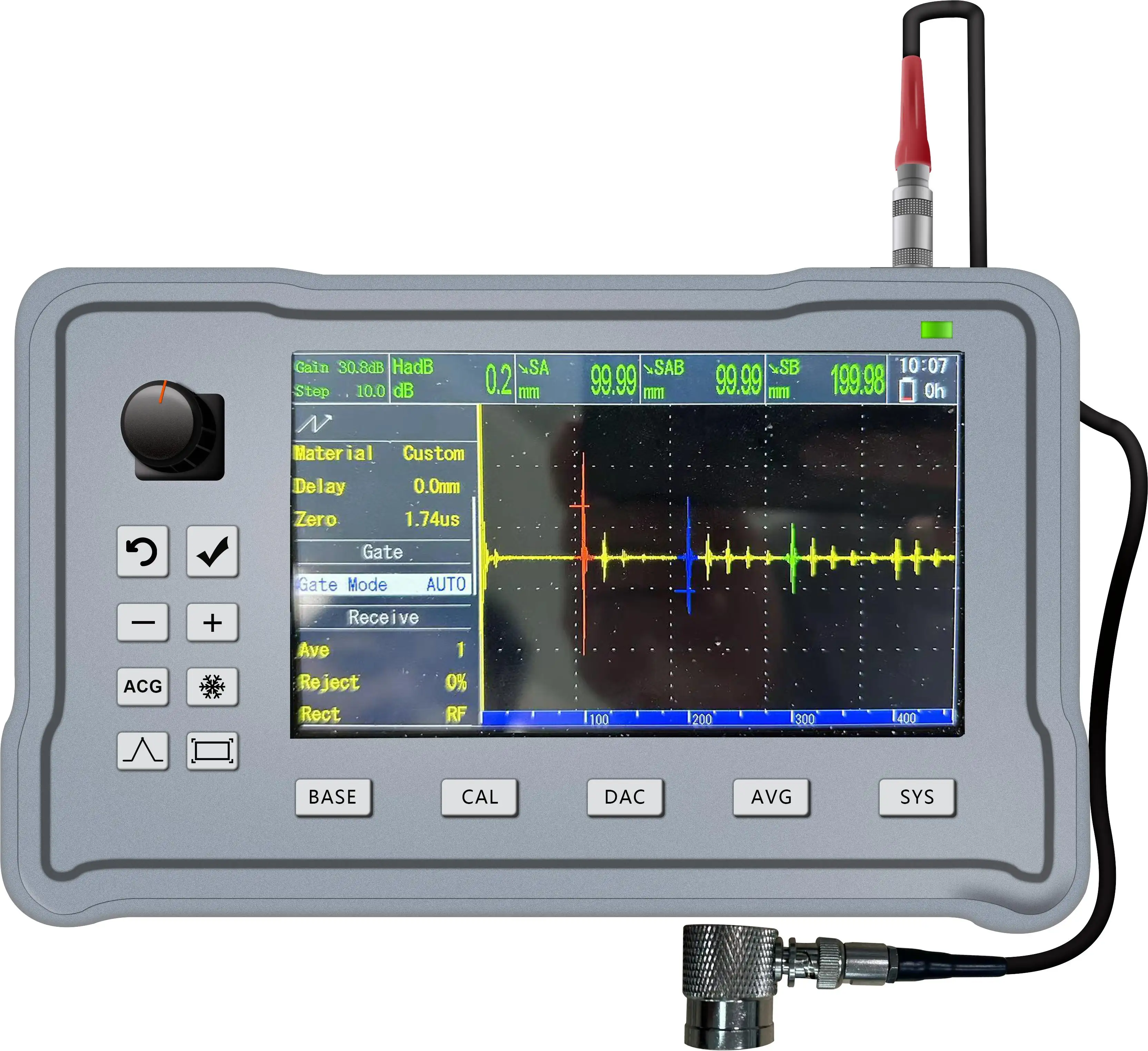 Ufd600 Ultrasone Foutdetector Hoge Precisie Metalen Stalen Buis Lasnaad Gieten Interne Defecten Gasgat Foutdetector