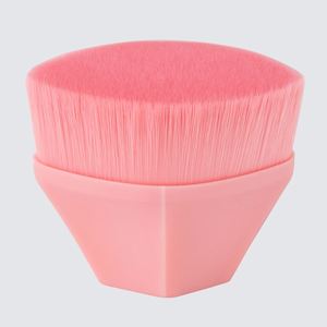 Mauri kısa kolu düz kalın fırçalar makyaj için çok makyaj araçları tek boyutu sihirli No.55 sıvı altıgen fondöten fırça - Product Image 5
