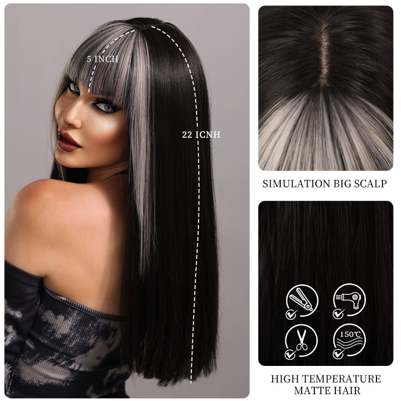 Colorful Panda 32 Pouces 80 Cm Rose Long Bouclées Ondulées Cosplay Perruques Pour Femmes Et Filles, Perruque De Cheveux Naturelle Synthétiques Résistant à La Chaleur Pour Fête Halloween Costume