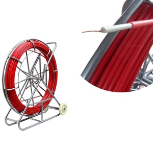 12mm 300m Fiberglass Cable Fiber Optic Duct Rodder Telecom Cable Threading Device Duct Rod