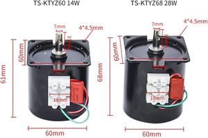 60KTYZ交流电机低速10转/分14W 220V 50hz/60HZ鸡蛋培养箱用交流同步齿轮电机