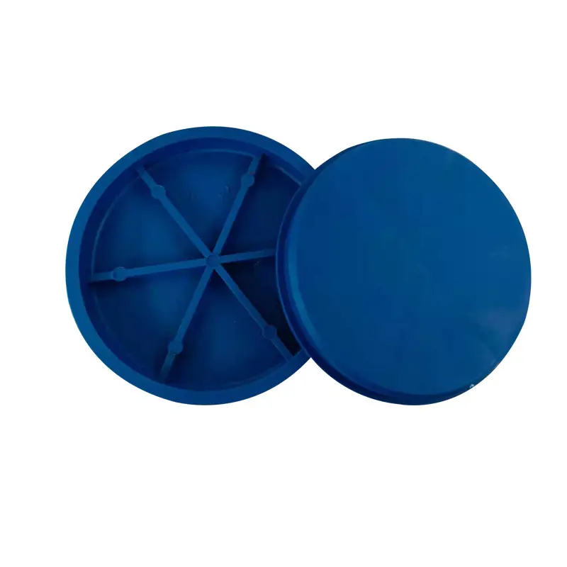 Produk Plastik tersedia dari stok tutup sekrup plastik untuk mesin penutup sekrup penyegel biru topi biru plastik PP