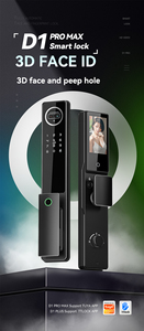 Schermo per videocitofono con serratura intelligente per porta con riconoscimento facciale 3D con impronta digitale per blocco della porta chiave con Password per App blocco del cancello - Product Image 6