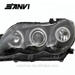 Araba aksesuarları farlar meclisi fit Toyota Reiz Mark X 2005 2006 2007 2008 2009 için ışık kaynağı ile ve Q5 projektör lens - Product Image 6