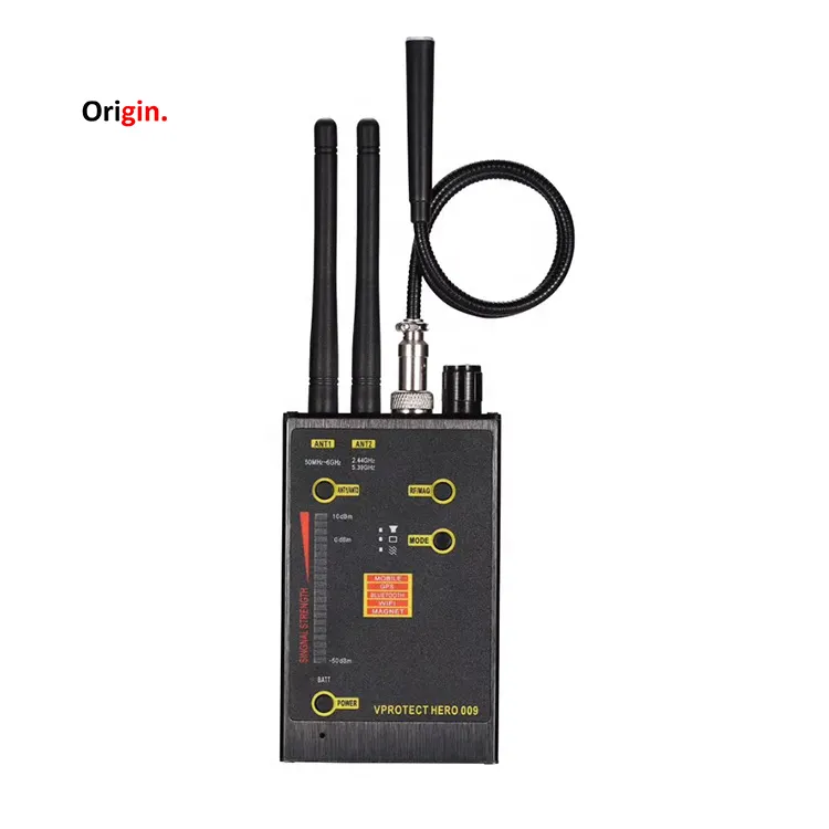 Hero 009 Schallmelder Überfall Frequenz GPS Anti-Spionage-Detektor versteckte Kamera Funkgeräte GSM Fehlergeräte WLAN GPS-Detektor