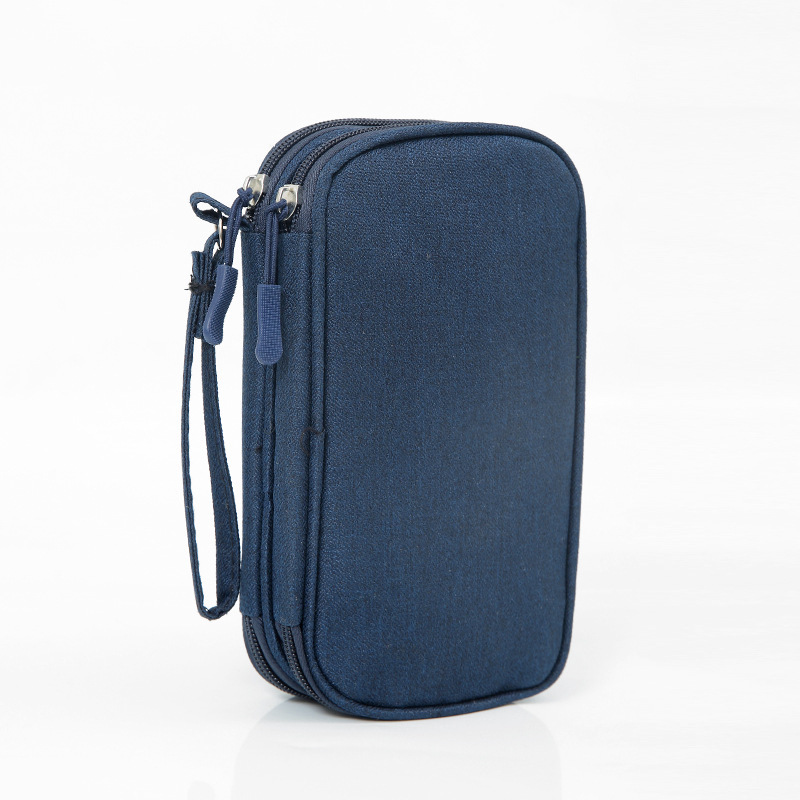 Bleu foncé double épaisseur