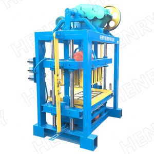 Máquina de bloques de tierra para adoquines rectangulares de hormigón simples fijos pequeños de - Product Image 3