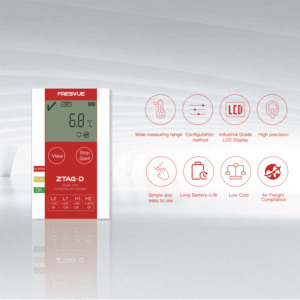 Monitor de temperatura de un solo uso fácil de leer para logístico registrador de datos de temperatura con indicador de informe PDF USB - Product Image 4