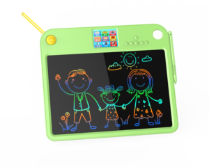 キッズグラフィティ2 in 1インテリジェント英語学習と練習機付きLCDライティングタブレット描画ボード - Product Image 1
