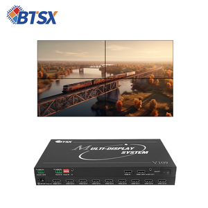 1 HDMI вход 9 HDMI выход Поддержка 3x3 2x4 4x2 5x1 6x1 7x1 Режимы сращивания Профессиональный FPGA видео настенный процессор