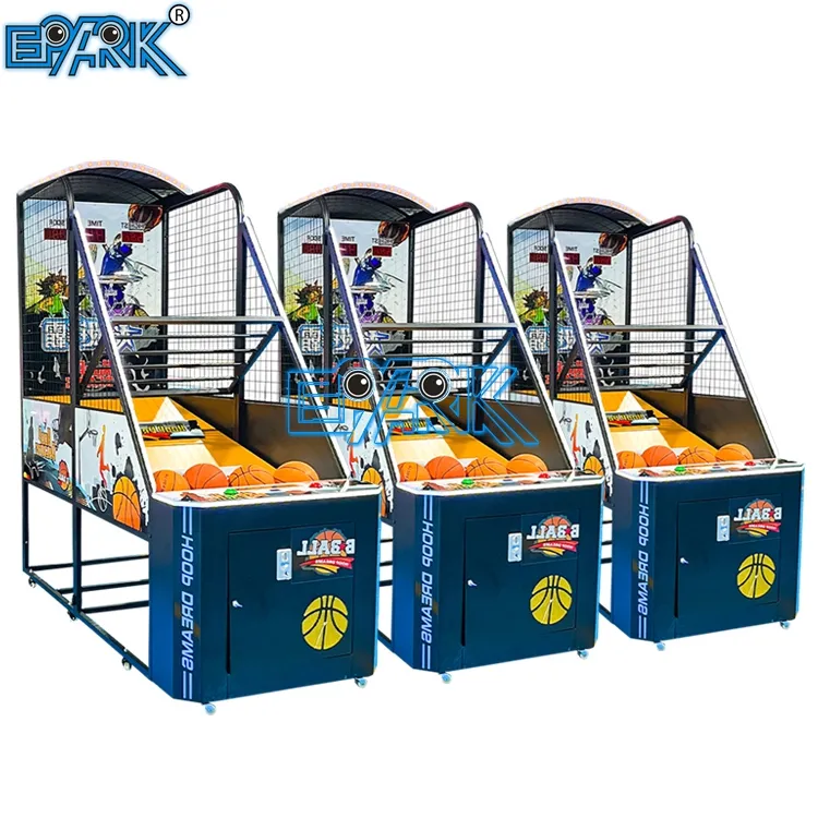 Kaliteli jetonlu eğlence Arcade spor bileti itfa basketbol potası oyun makinesi