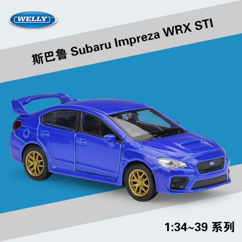 43693 subaru wrx sti blue