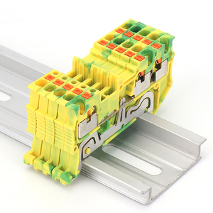 PT 1.5-TWIN-PE接地プッシュイン1入力2出力プッシュインディンレールターミナルブロック - Product Image 5