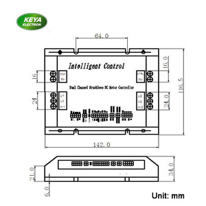 <strong>High</strong> <strong>Performance</strong> Dual Motor <strong>Controller</strong> KYDBL4830-2E Brushless Dc Motor Speed <strong>Controller</strong> with RS232 - Product Image 6