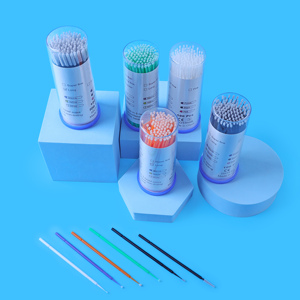 Brosse à lèvres dentaire jetable Brosses à cils Crystal Lashes Micro Brosses Applicateur de pointe d'extension de cils - Product Image 6