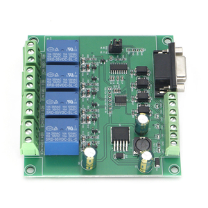 DC 7-24V Power Supply Four Channel <strong>Relay</strong> <strong>Module</strong> 8Bit MCU MAX3232 RS232/TTL UART Support Modbus RTU 4 Way <strong>Input</strong> 4 Way <strong>Output</strong>