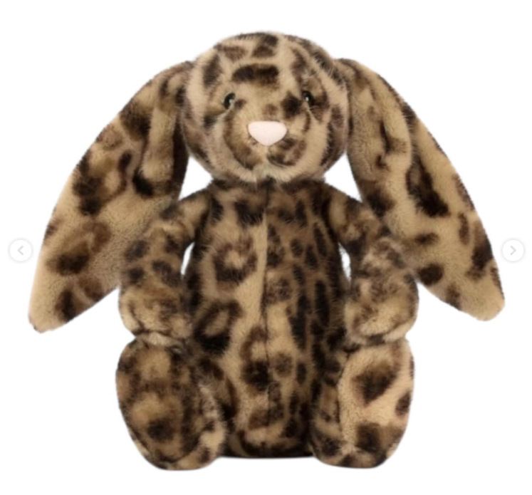 Conejo con estampado de leopardo